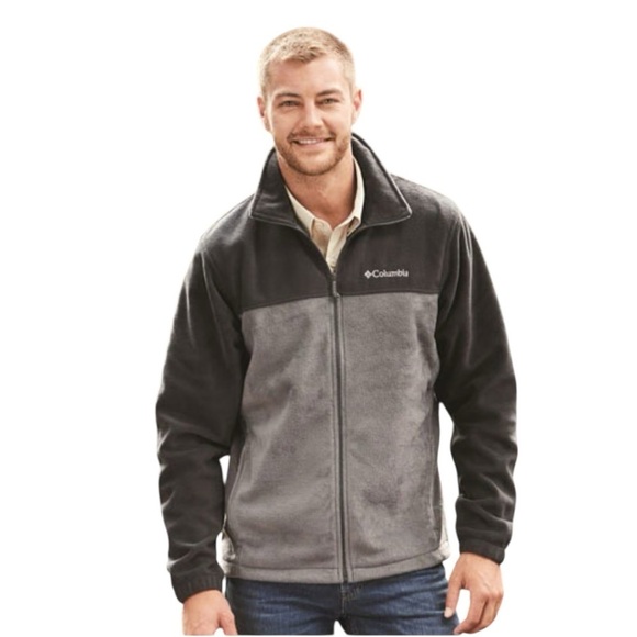 Columbia Other - Columbia Men's Charcoal and Black Performance Fleece Zip Jacket. Large #1525